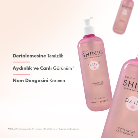 T&Uuml;M CİLTLER İ&Ccedil;İN DENGELEYİCİ TEMİZLEME JELİ 400 ML %25