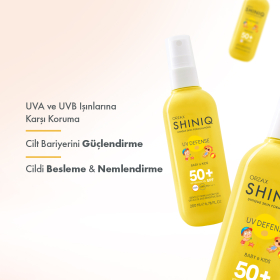 Bebek ve &Ccedil;ocuklar i&ccedil;in G&uuml;neş Koruyucu V&uuml;cut Spreyi SPF 50+